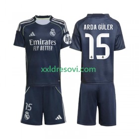 Real Madrid Arda Guler 15 Gostujući Dječji Nogometni Dres 2025-2026